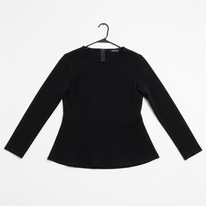 Zara Women’s Classic Black Long Sleeve Blouse